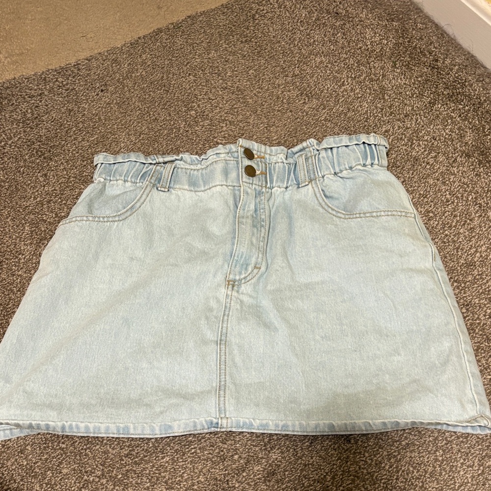 Gianna Bini Light Blue Denim Skirt